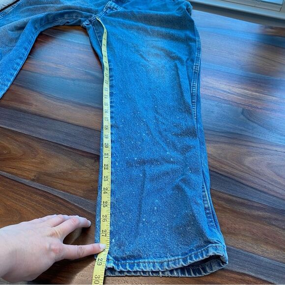 Dickies Work Jeans 38 x 30 Men’s Distressed Character Splatter Faded - Picture 7 of 16